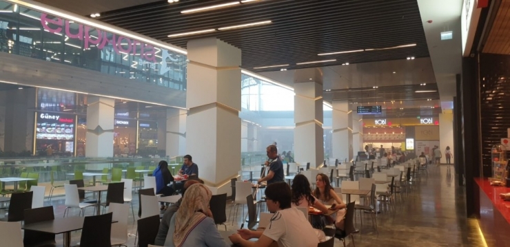 Bursa’da Avm’de Korkutan Yangın