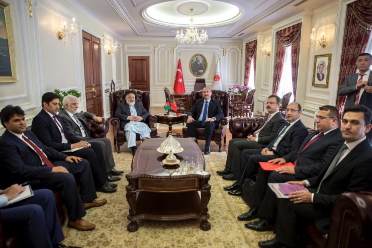 Bakan Gül, Afganistan Adalet Bakanı Enver İle Görüştü