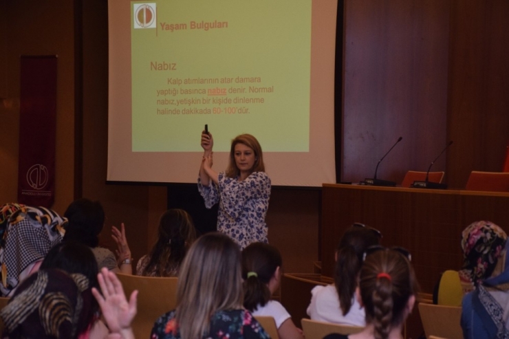 Anadolu Üniversitesi’nden Personele İlk Yardım Eğitimi