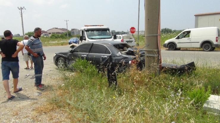 Manavgat’ta Zincirleme Kaza: 1 Yaralı