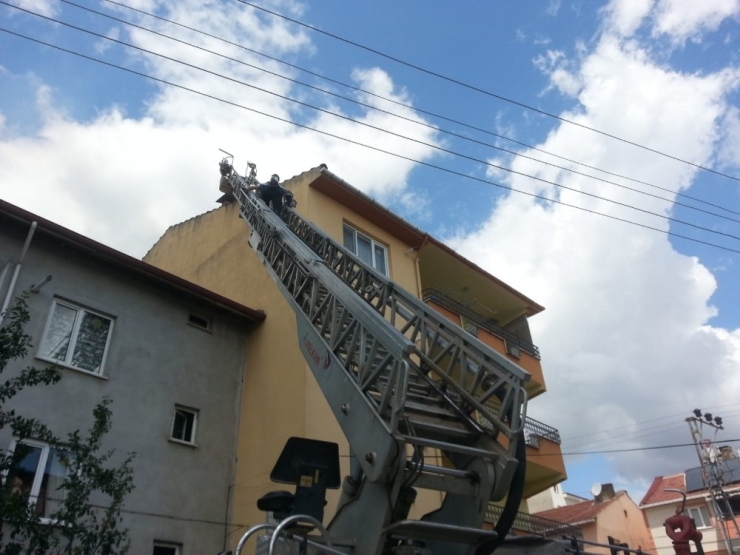 Bilecik’te Çatı Yangını