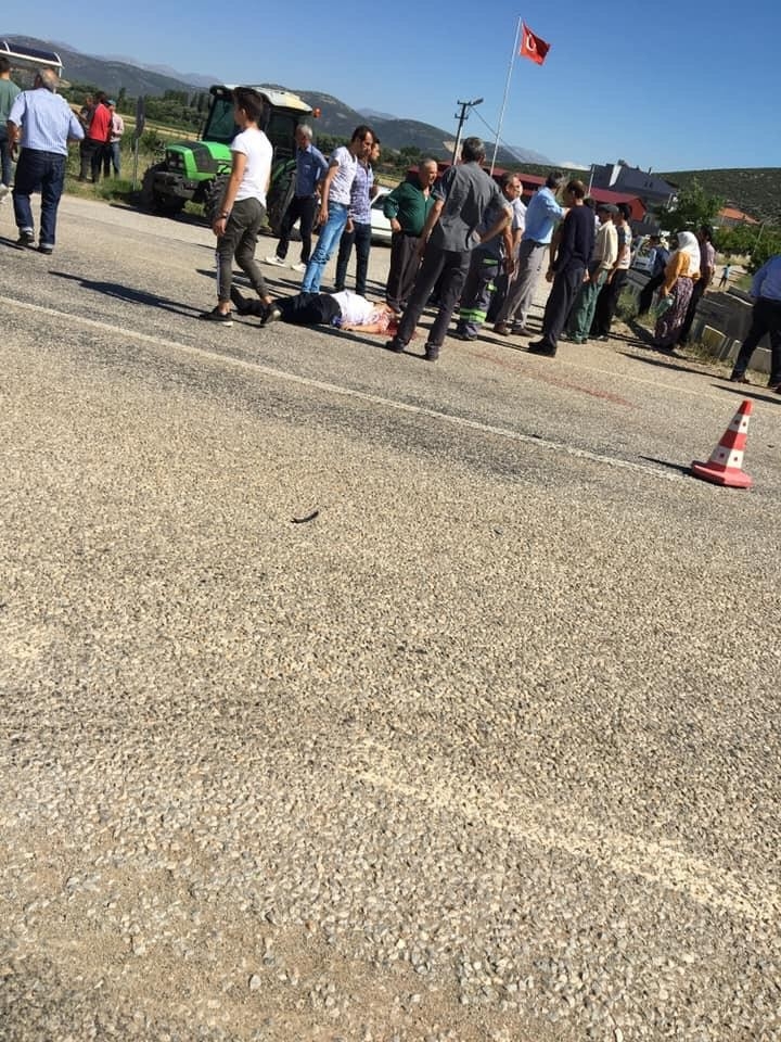 Karşıya Geçerken Otomobilin Çarptığı Yaya Öldü