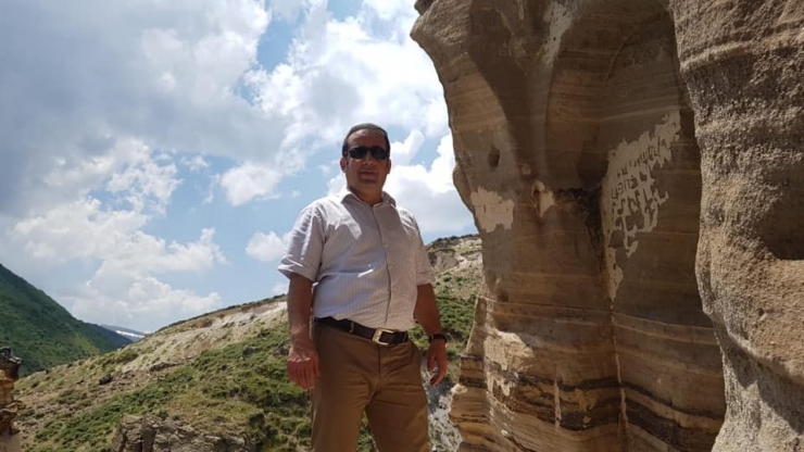 Kaymakam Öter, Ağkeran Mağaralarını İnceledi