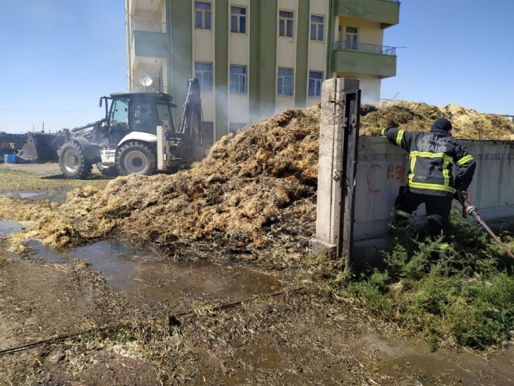 Aksaray’da Saman Yangını Korkuttu