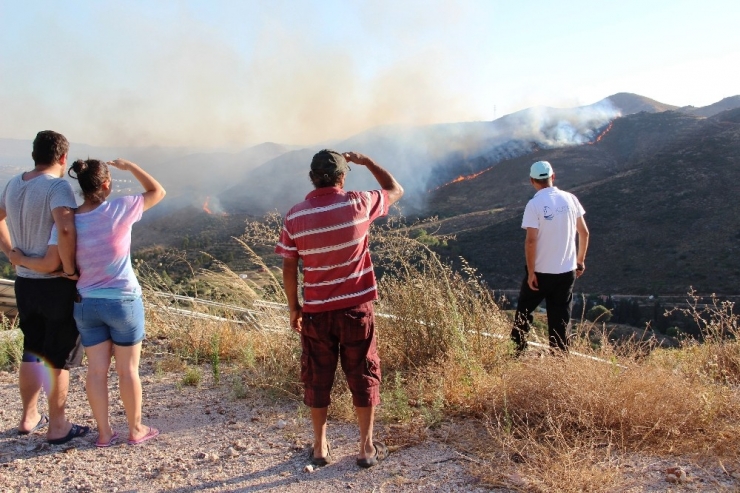 Bodrum’da Korkutan Yangın
