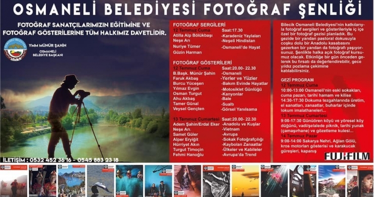 Osmaneli’nde Fotoğraf Şenliği