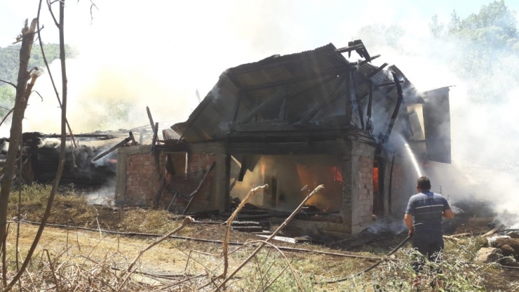 Tokat’ta 3 Ahır Küle Döndü