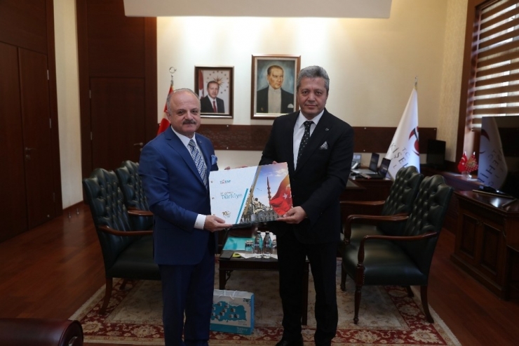 Vali Çakacak, Tütap Genel Başkanı Yıldız’ı Kabul Etti