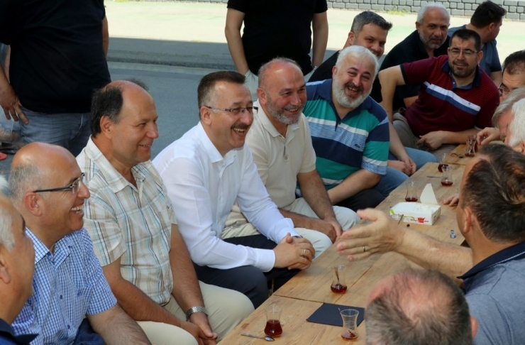 Başkan Işıksu Esnafla Biraraya Geldi