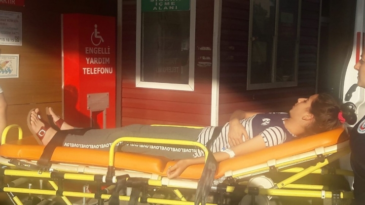 Vicdansız Motosiklet Sürücüsü Çocuğa Çarpıp Kaçtı