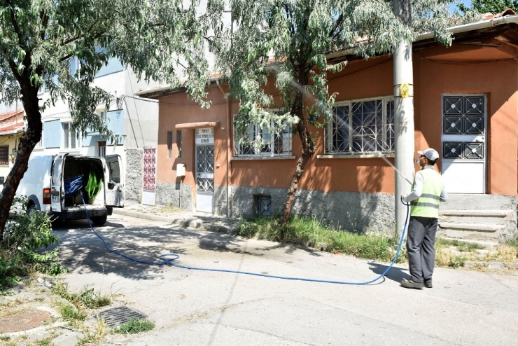 Tepebaşı’nda İlaçlama Çalışmaları Sürüyor