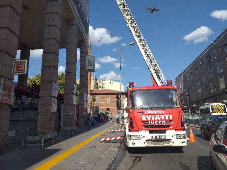 Başkent’te Yangın