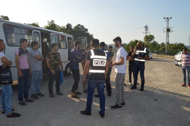 Emniyetten Drone Destekli Kaçak Göçmen Operasyonu