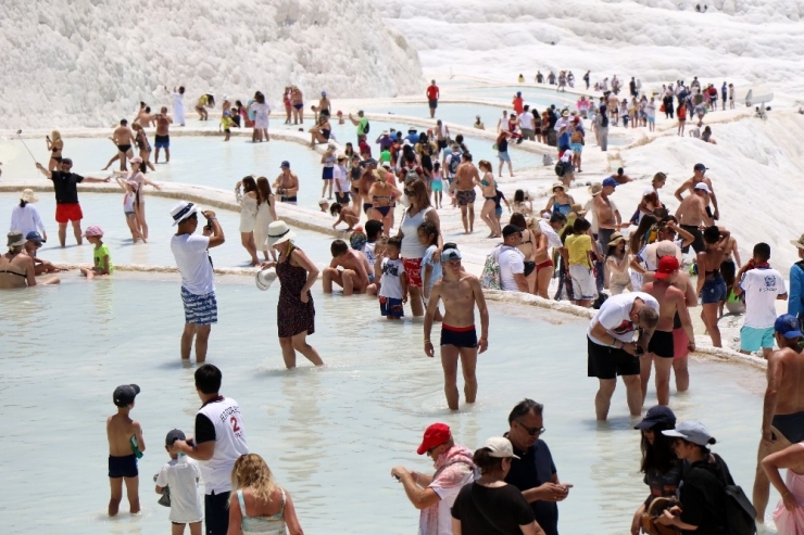 Pamukkale’de Tüm Zamanların Rekoru Kırıldı