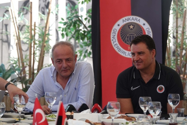 Gençlerbirliği’nde Başkan Cavcav İle Mustafa Kaplan Basın Mensupları Buluştu