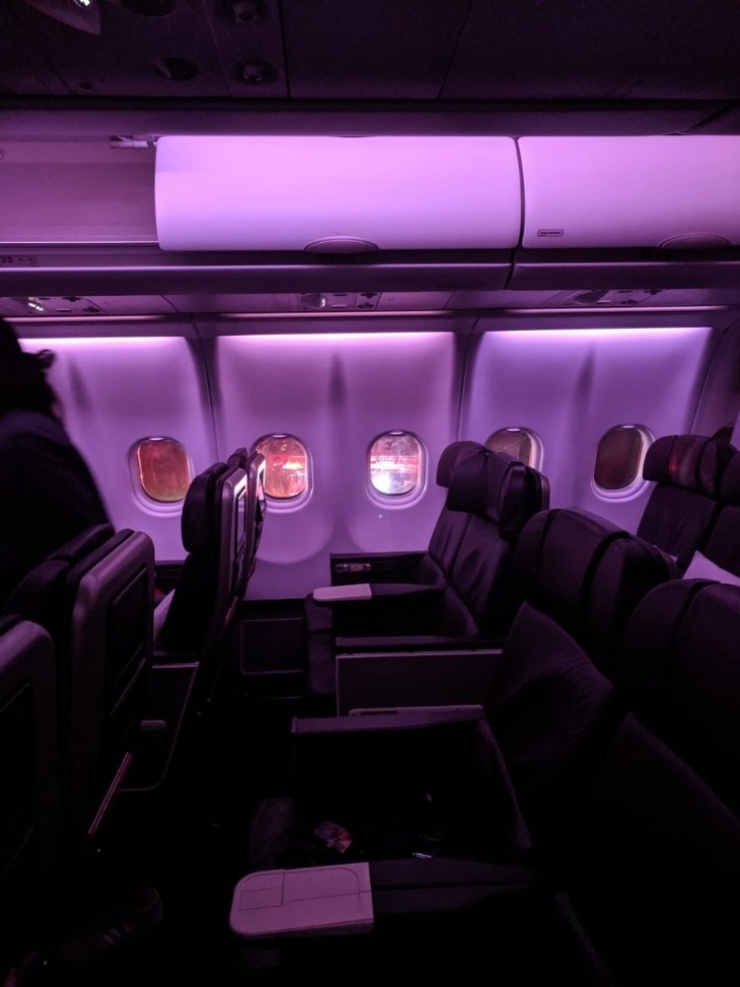 New York’tan Kalkan Uçakta Yangın Paniği