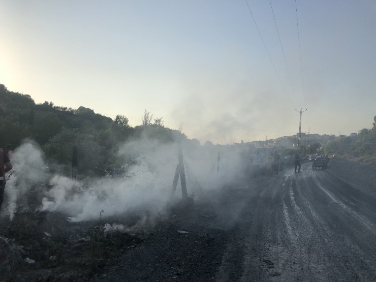 Alaplı’da Geri Dönüşüm Deposunda Korkutan Yangın