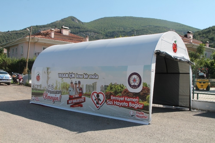 Sürücüler “Yaşam Tüneli” İle Bilgilendiriliyor