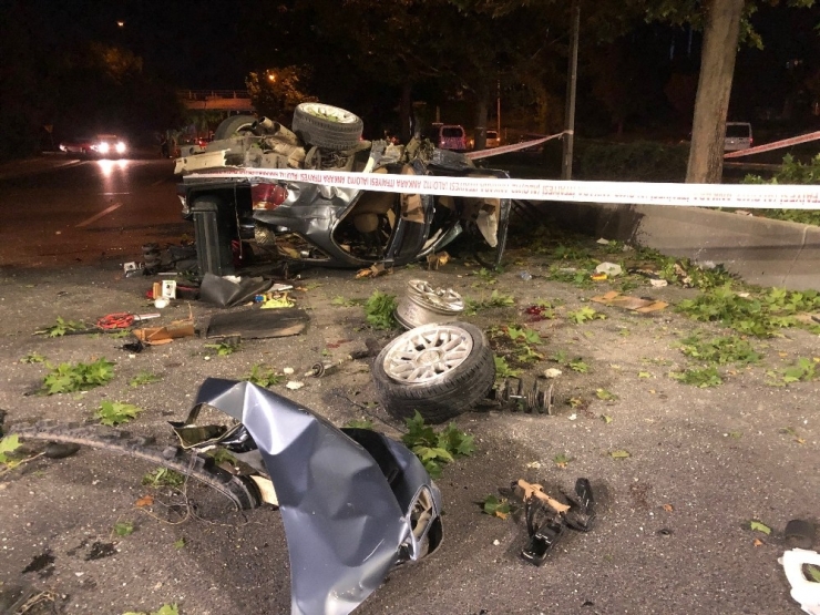 Başkent’te Otomobil Köprüden Uçtu: 1 Ölü, 2 Yaralı