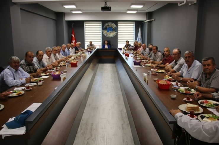 Başkan Tekin Muhtarlar İle Buluştu