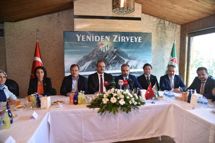 Bursa Protokolü, Bursaspor İçin Bir Araya Geldi