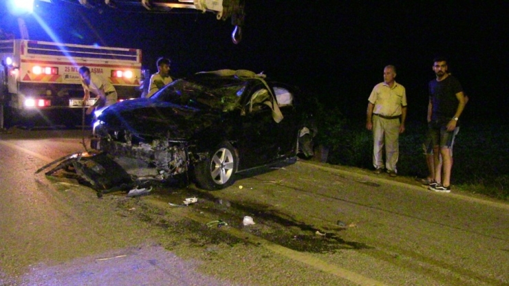 Samandağ’da Trafik Kazası: 2 Yaralı