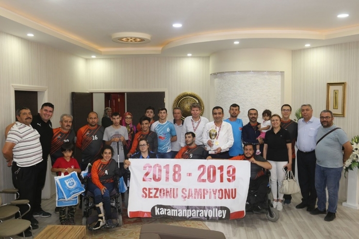 Kalaycı, Süper Lige Yükselen İl Özel İdare Spor Takımını Kabul Etti