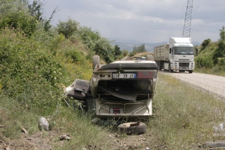 Kastamonu’da Otomobil Takla Attı: 5 Yaralı