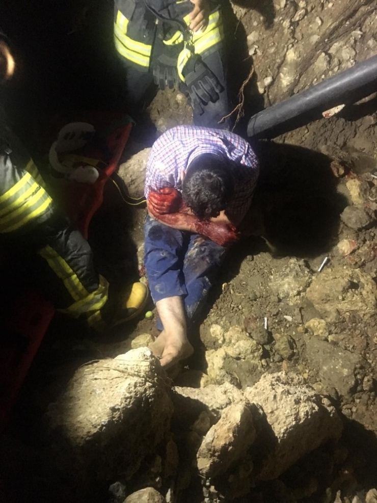 10 Metrelik Uçurumdan Dereye Yuvarlandı