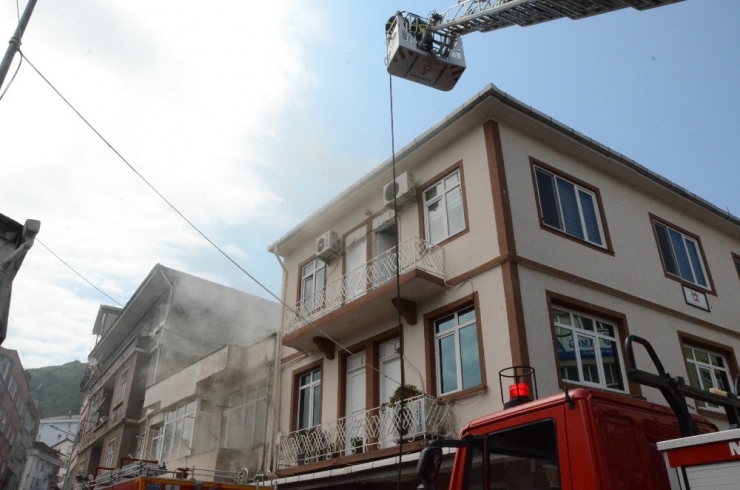 Ordu’da Yangın Paniğe Yol Açtı