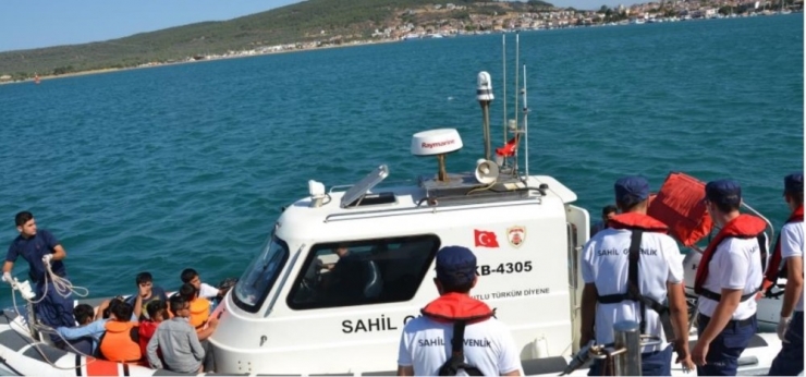 Ayvalık’ta 45 Afganistan Uyruklu Göçmen Sahil Güvenlik’ten Kaçamadı