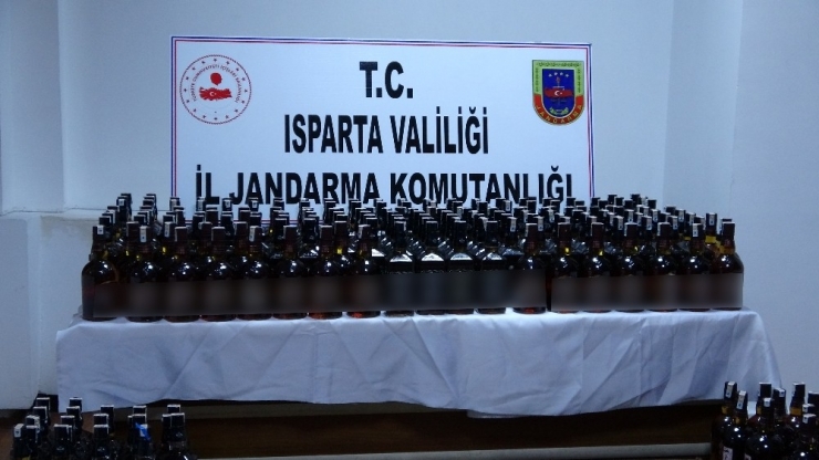 Isparta’da Kaçak İçki Operasyonuna 1 Tutuklama