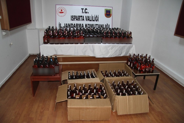 Isparta’da Kaçak İçki Operasyonuna 1 Tutuklama