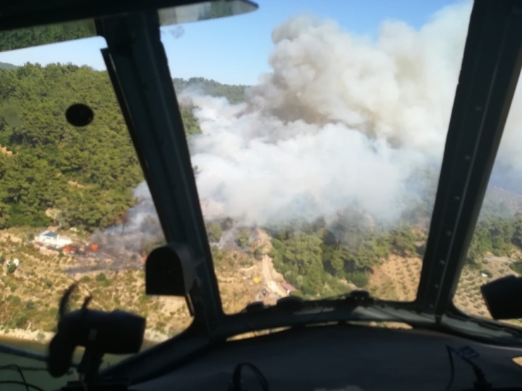 İzmir’de Korkutan Yangın