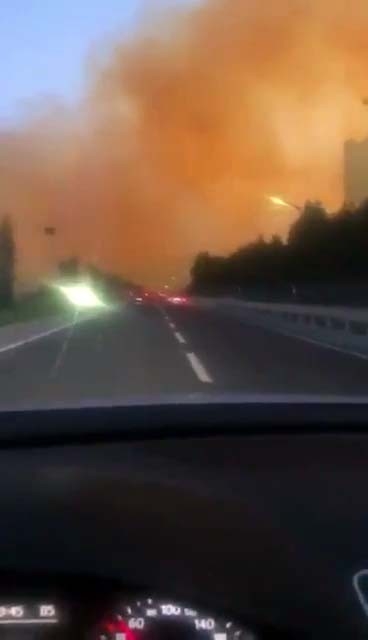 Gübre Üretim Fabrikasında Patlama