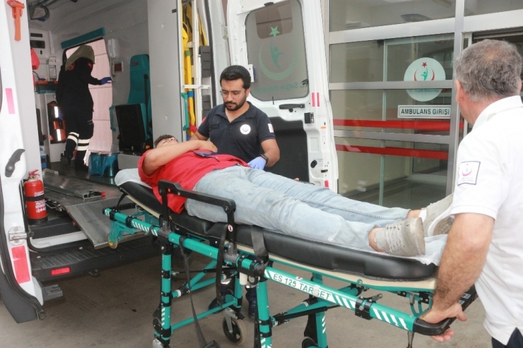 Devrilen Elektrikli Bisikletin Sürücüsü Yaralandı