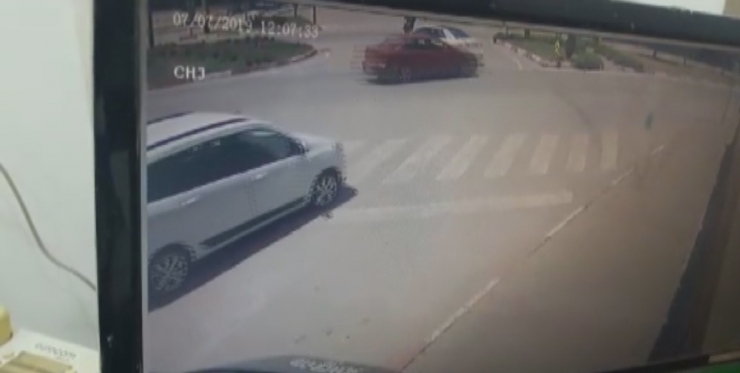 Kaza Ânı Kameraya Böyle Yansıdı