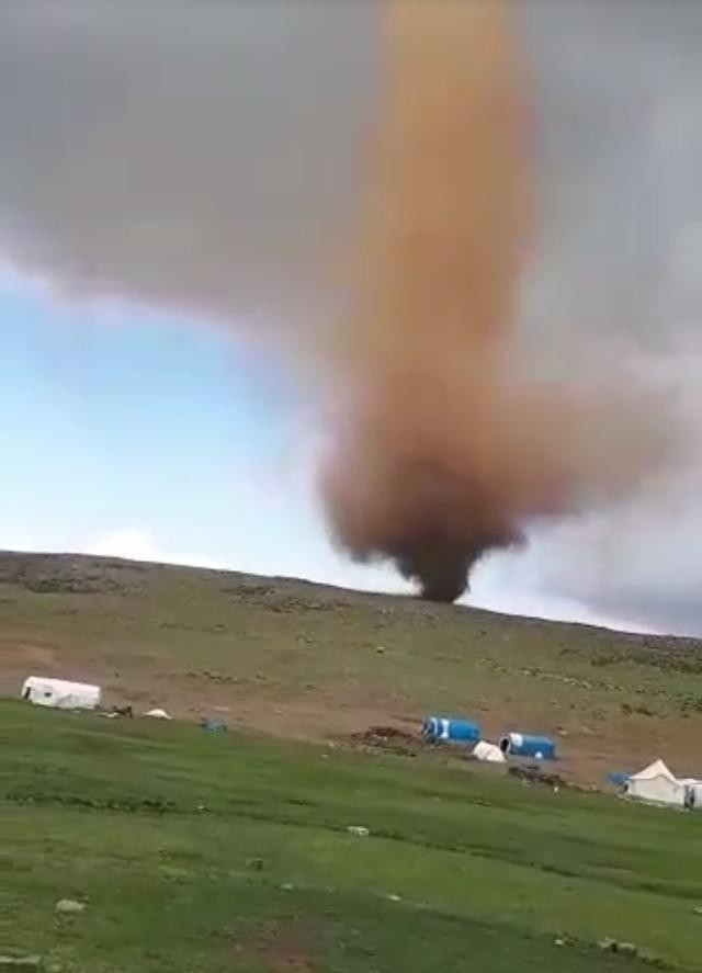 Bingöl’de Devasa Hortum Görüntülendi