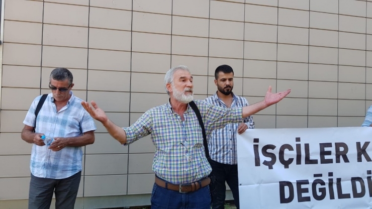 Belediye Önünde Eyleme Gözaltı