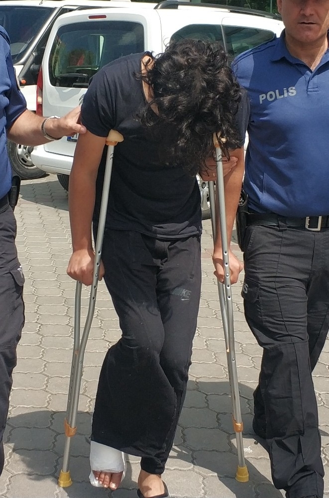 Yakalanınca Balkondan Atlayan Iraklı Hırsızın Ayağı Kırıldı