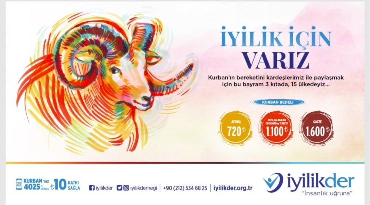 İyilik Derneği Bir Hisse Kurban Bedelini 720 Tl Olarak Açıkladı