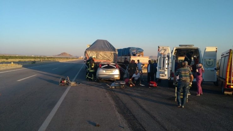 Düğün Dönüşü Kaza Yaptılar: 6 Yaralı