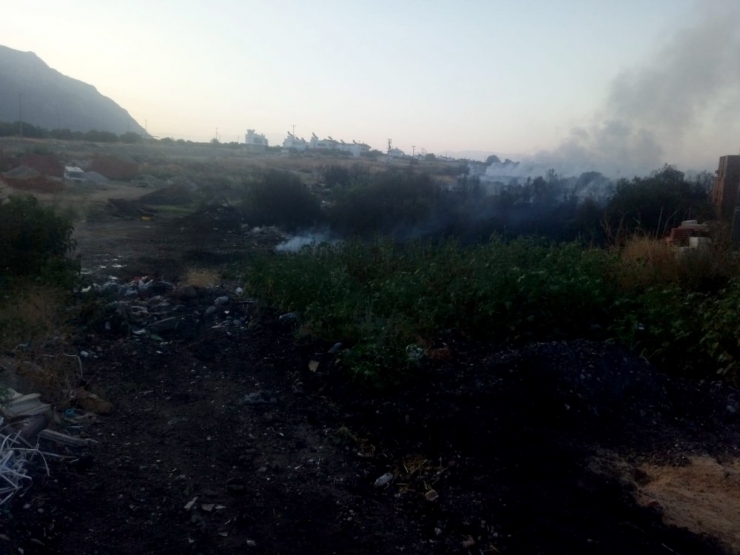 Muğla’da Çöplük Yangını