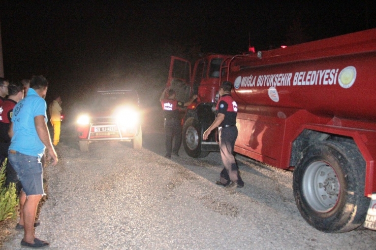 Bodrum’daki Yangın Büyümeden Sündürüldü