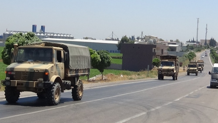 Sınıra 150 Araçlık Askeri Sevkiyat