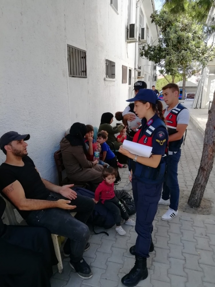 Ayvalık’ta 99 Düzensiz Göçmen Yakalandı