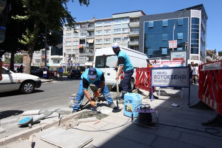Üçyol Esnafının Asfalt Talebi Karşılandı