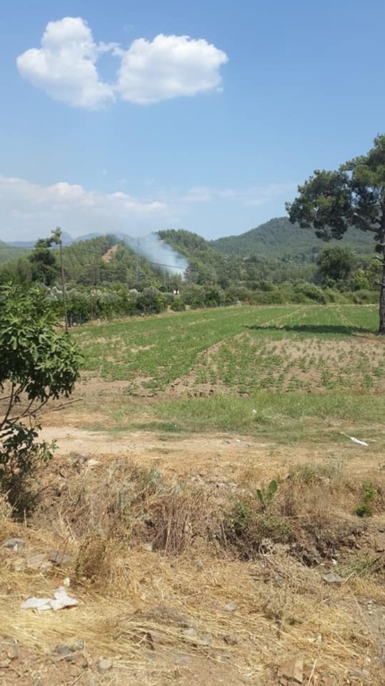 Dalaman’daki Yangının İlk Çıkış Anının Fotoğrafları Ortaya Çıktı