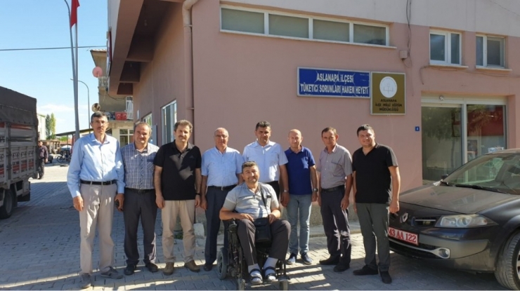 13 Yıldır Engel Tanımayan Müdür Aslanapa’ya Veda Etti