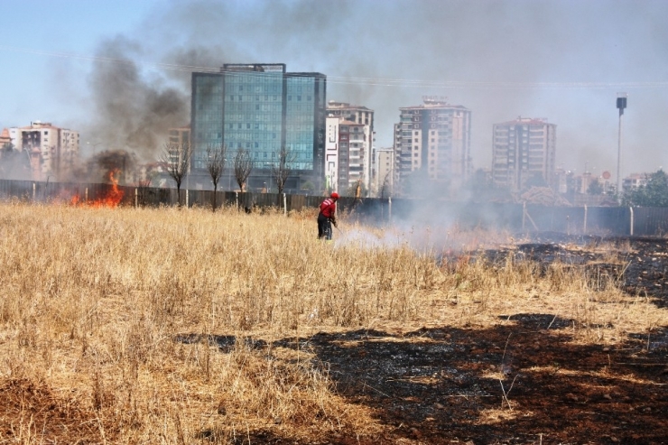 Diyarbakır’da Anız Yangınları Bitmiyor